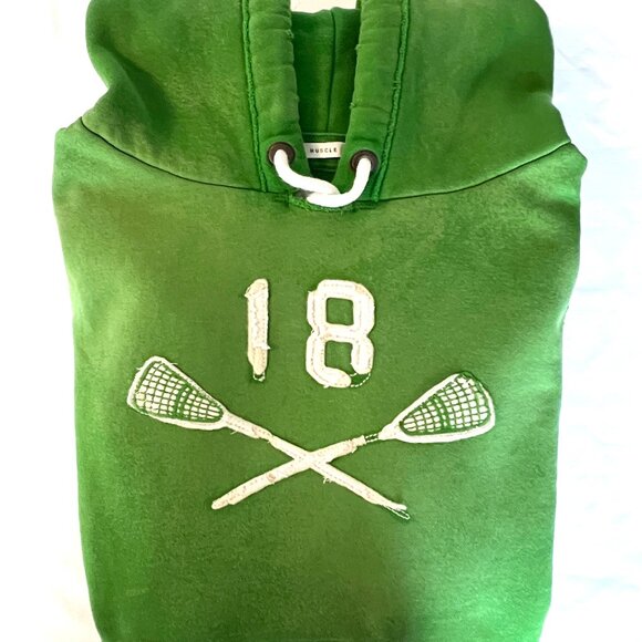 Abercrombie and Fitch Hoodie, Muscle, Green, 18 Lacrosse, XL, EC! - Picture 7 of 14